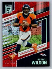 Russell Wilson 2022 Donruss Elite Aspirations Shimmer /499 #50