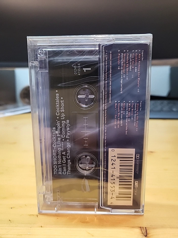 TOO SHORT COCKTAILS BAY 2PAC ANT BANKS G FUNK GANGSTA RARE RAP 1995 OG TAPE - Image 3 of 4