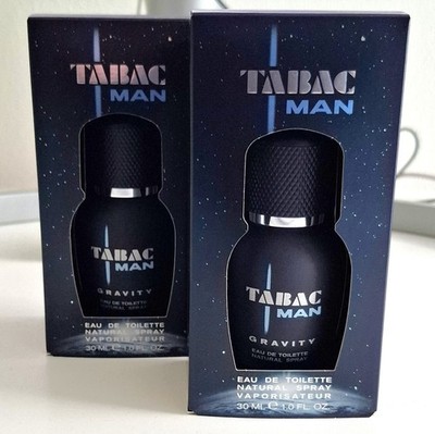 2x Tabac  Man Gravity Eau de Toilette 30 ml Natural Spray neu in OVP