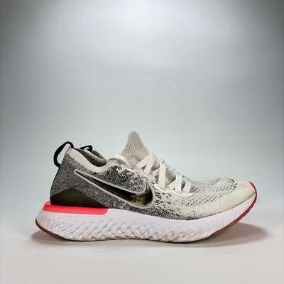 Nike Epic React Flyknit 2 Oreo Pink Running Shoes BQ8927-103 Women's Size 8