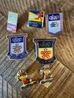 LOT OF 7 VINTAGE VARIOUS OLYMPIC  PINS 1984 LA, 1988 Calgary, 1992 Kodak & Coke