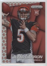 2014 Panini Prizm NFL Logo 25/75 AJ McCarron (Mid Throw) #293 Shield 0lm