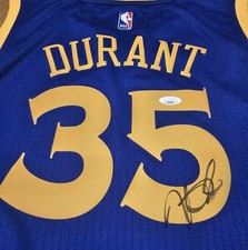 Maillot Golden State Warriors Dédicacé Kevin Durant #35 - Certifié Beckett - État Neuf