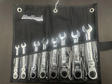 Proto Blackhawk 8 PC Flex Head Ratcheting Wrench Set SAE BW-3208FS