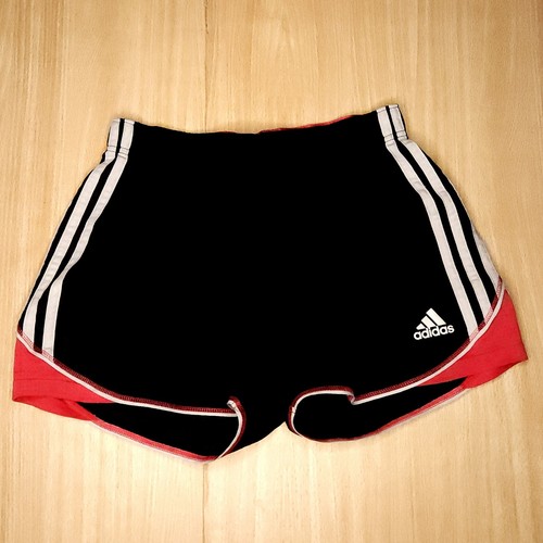 Adidas Women's Black Pink Activewear Shorts Small - Picture 1 of 5