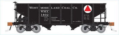 Rapido 148009A-5 Westmoreland Coal GLa Hopper HO Scale NOS MIB