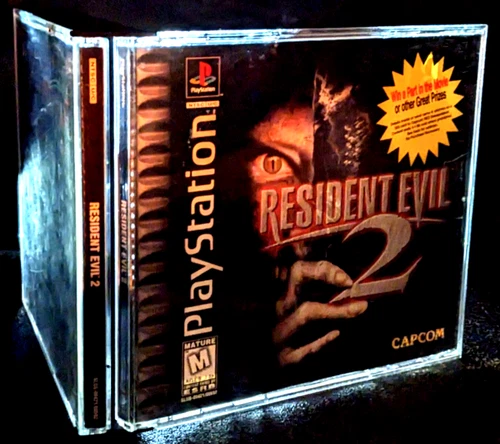 Resident Evil 2 (PS1) 🗝️ Biohazard (Survival Horror) 1998, Complete CIB, Manual