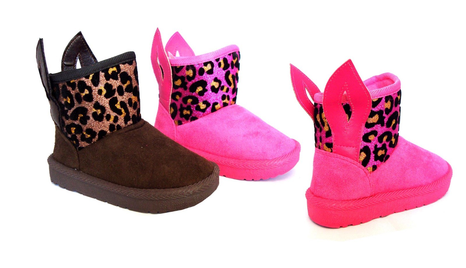 Wholesale Lot of 36 Pairs Toddler/Small Kids Animal Winter Boot size 5-13-2073A
