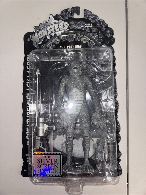 2001 Sideshow Collectibles Creature From The Black Lagoon Silver Screen Figure