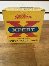 western xpert Empty Shotgun Shell Box Super Target Load 12 Gauge