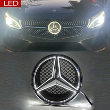 Illuminated Front Grille Star Emblem Black Fit For Mercedes-Benz W204 C Models