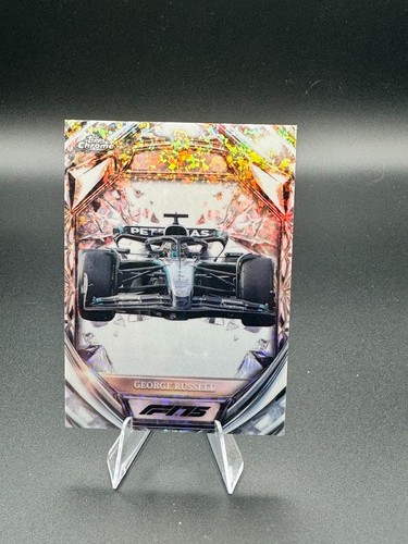 2025 Topps Chrome Formula 1 Diamond 75th Anniversary George Russel Car #D75-27