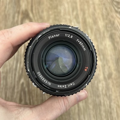 Hasselblad Carl Zeiss Planar 80mm C f/2.8 T* Lens FOR PARTS AS IS Medium Format