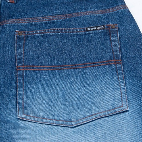 Jordan Craig Jeans Mens 40x32 (38x31 actual) Straight Relaxed Fit Med Blue Wash - Picture 9 of 12