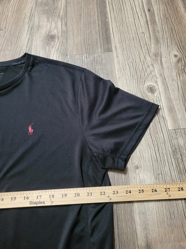 Polo Ralph Lauren Performance Shirt XL Black Pony Sport 67 Outdoor Mens Light - Picture 6 of 8