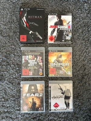 PlayStation 4 Bundle: Fear2,Just Cause2,GTA4,Sniper,007 Quantum,Hitman Absolu.