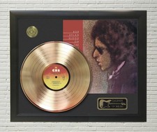 Bob Dylan Blood on the Tracks Gold or Platinum Framed Record Display