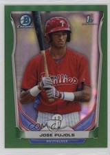 2014 Bowman Chrome Prospects Green Refractor 3/75 Jose Pujols #BCP87 0nr3