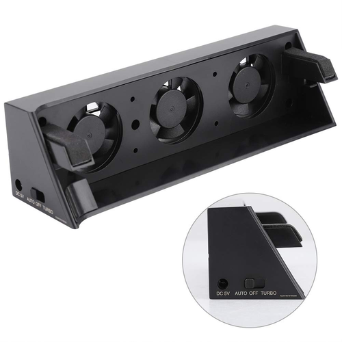 DC5V USB Cooling Fan for Slim,Intelligent Temperature Control Fan with 3 Fan Por - Afbeelding 7 van 12