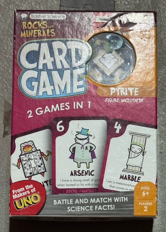 Basher Science: Rocks and Minerals Card Game by Mattel