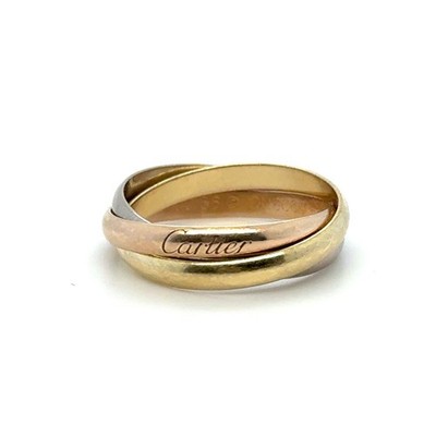 Cartier Trinity Ring Small Modell Gr. 56   18K Gelb-, Weiß- & Roségold (750)(71)