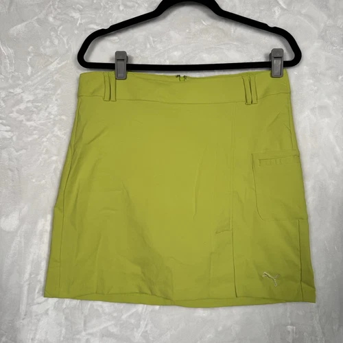 Nuovo con etichette PUMA Golf Tech A Line Athletic Skort taglia 8 chartre ��Nuovo con etichette