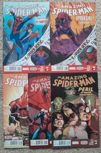 Marvel AMAZING SPIDER-MAN 7 8 & 16 17 18 (2014/15) Spider-Verse! Camuncoli/Ramos