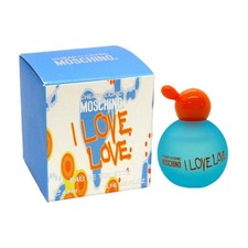 I Love Love By Moschino 0.16 oz /4.5 ml EDT Splash Mini For Women New In Box