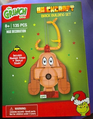 NEW, DR. SUESS The Grinch MAX Brick Building Set-135 Pieces- BrickCraft-8+