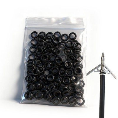 120pcs Replacement Rubber O-ring for Broadheads Arrow Tips Accessories