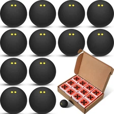 12 Pcs Squash Ball Professional Squash Ball High Reliability Practical to Use...