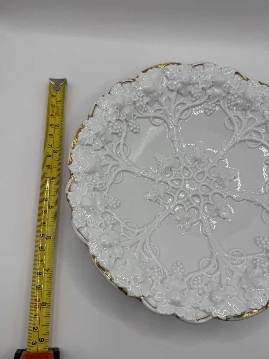 Vintage Meissen Porcelain Plate Crossed Swords Mark
