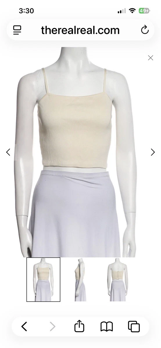 CHANEL Cotton Tank Tops for Women for sale | eBay