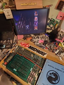 MORTAL KOMBAT 2 PCB JAMMA ARCADE MAIN BOARD ONLY REV 3.1 WORKING!!!! MIDWAY 