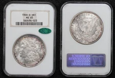 1900-O Morgan Dollar NGC MS-65 CAC VAM-15A Doubled 00 Stars Clashed Obverse N