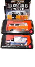 Lot Of 2 Moving Parts Matchbox The Movie Volkswagen T2b Dodge Ram Ambulance Np Lot Of 2 Moving Parts Matchbox The Movie Volkswagen T2b Dodge Ram Ambulance Np