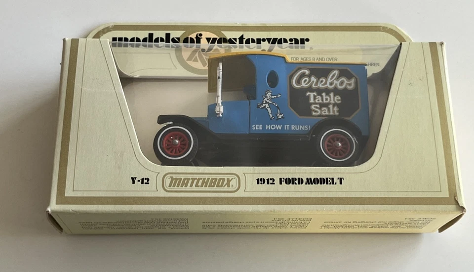 MATCHBOX YESTERYEAR Y- 12- ‘CEREBOS SALT’ WITH YELLOW ROOF MINT/BOXED VERY RARE - Image 2 of 4