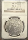 1890 Morgan Silver Dollar• NGC MS62- Brilliant 👀
