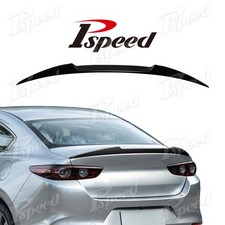 For 2019-2024 2025 2026 Mazda 3 Sedan Gloss Black Abs Rear Trunk Spoiler Wing For 2019-2024 2025 2026 Mazda 3 Sedan Gloss Black Abs Rear Trunk Spoiler Wing