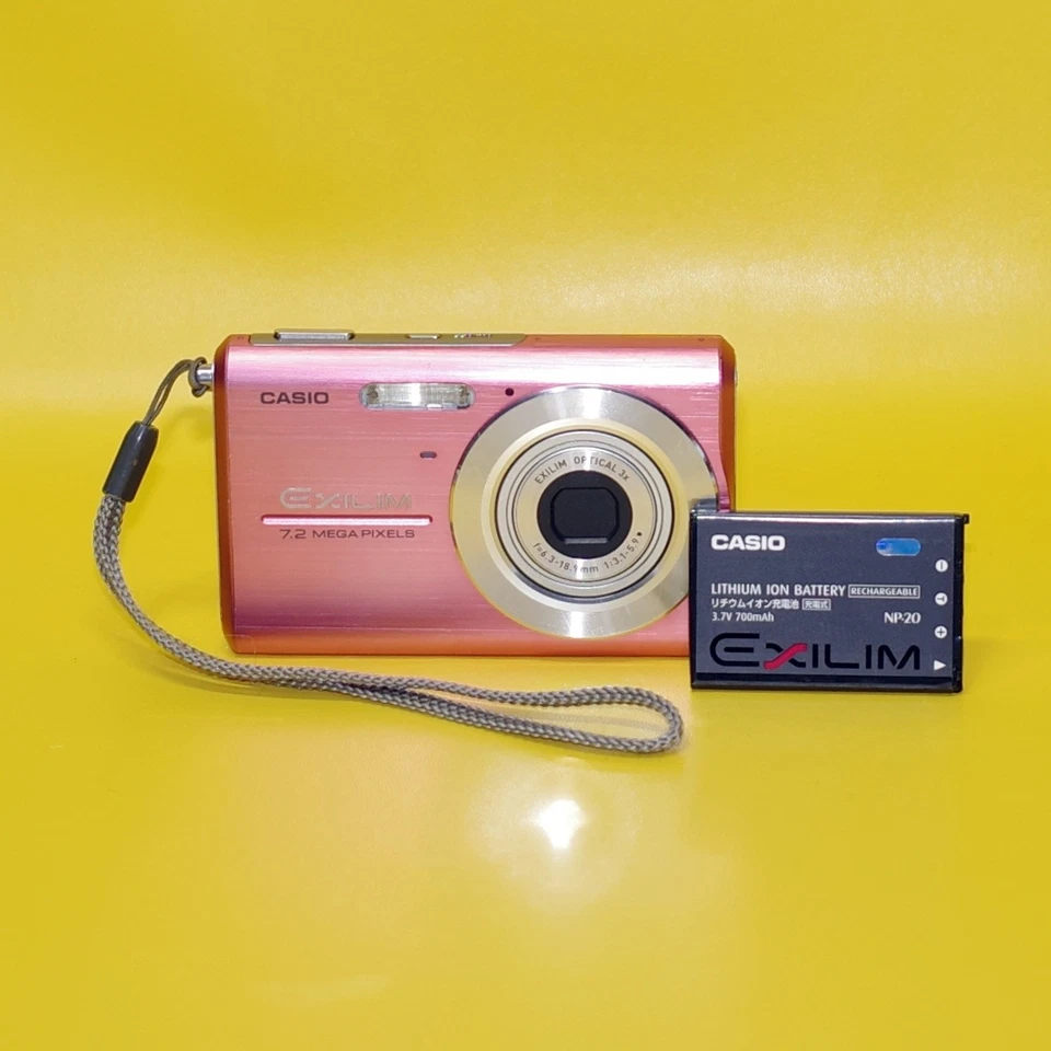 PERFECT Casio Exilim EX-Z75 7.2MP 3x Zoom PINK Digital Compact Camera +FAST POST - Image 2 of 4