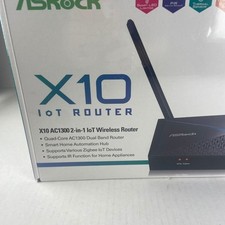 ASRock X10 AC1300 2in1 IoT Router Smart Home Hub Dual Band Wireless WiFi