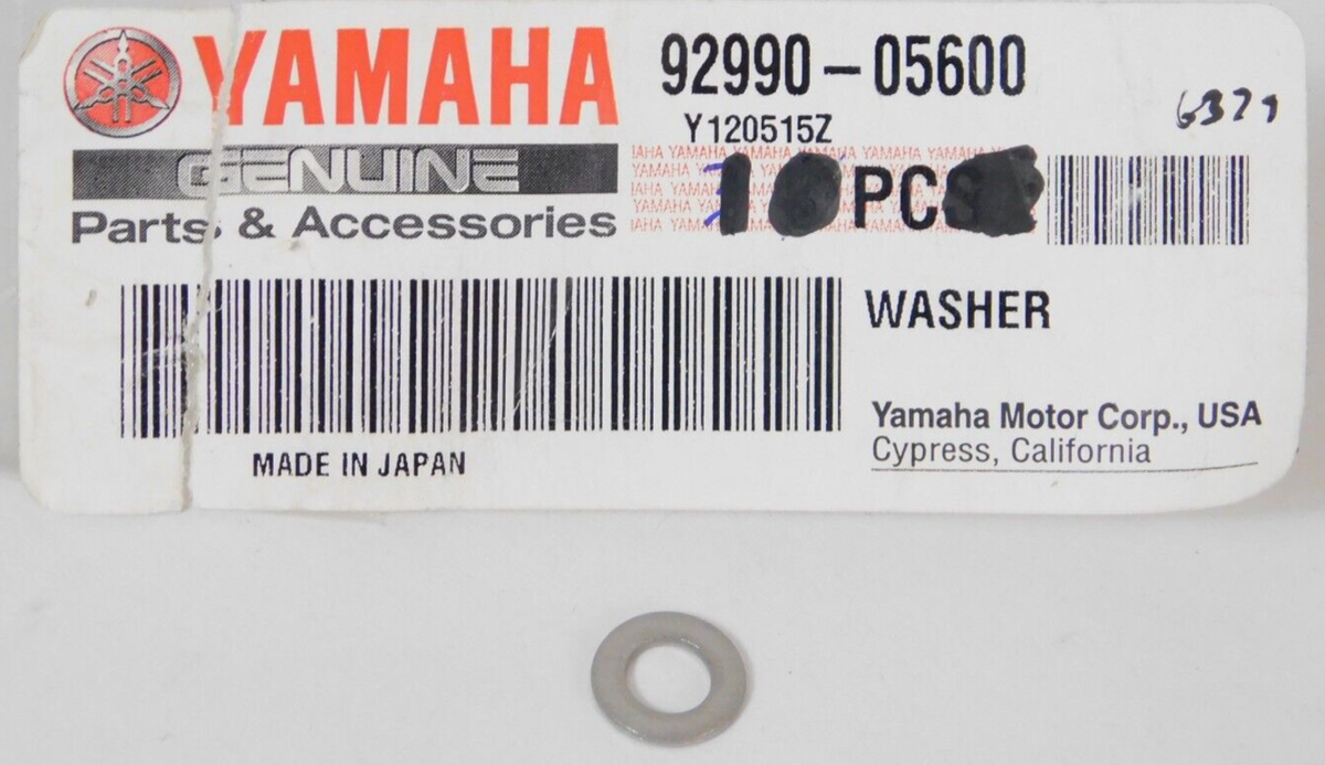 【SOLD OUT】 QTY 20 | Yamaha Outboard Bracket Plain Washer 92990-10200-00 OEM
