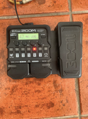 Zoom G1X Four Guitar Processor with Built-in Expression Pedal +