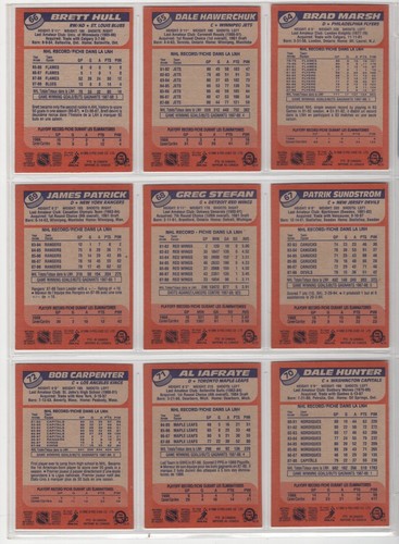 1988-89 O-PEE-CHEE JEU COMPLET 264 CARTES 88-89 NRMINT+ OR BETTER 60459 - Photo 4 sur 8
