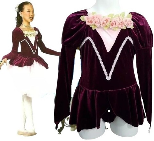 Ballet At It's Best PLUM Child Small Dance Costume Skirted Leotard Only No Tutu - Bild 2 von 9