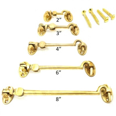 Silent Solid Brass Cabin Hook 2