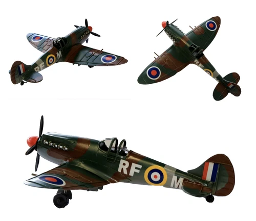 Tin Plate Model World War 2 Spitfire 2nd World War Plane RAF Military Model