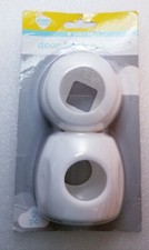 Angel Of Mine SAFETY DOOR KNOB COVERS 2pc Count, white