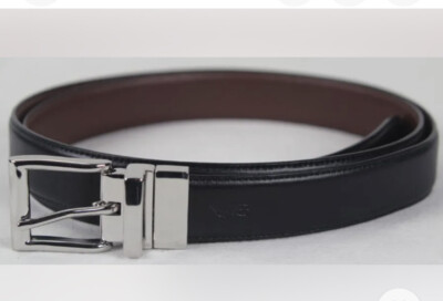 Polo Ralph Lauren Black /Brown Reversible Leather Belt  display picture 3