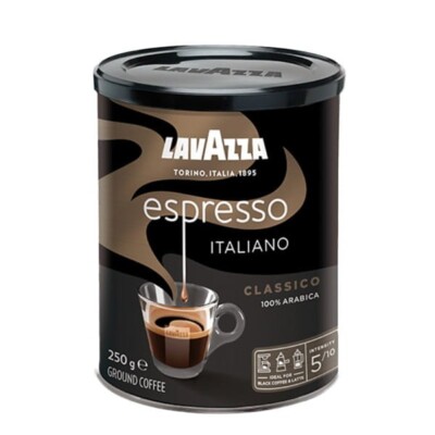 LAVAZZA Espresso Italiano Classico Ground Coffee in a Can 250g / 8.8oz